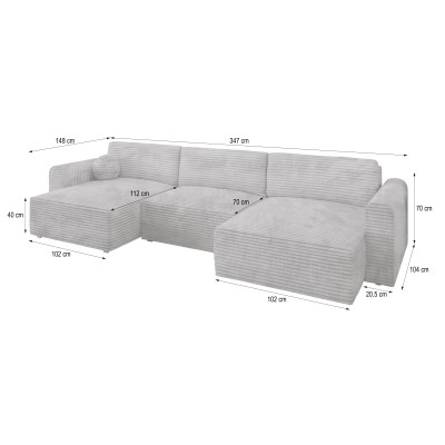 Narożnik FENTO TILIA 52 do Salonu