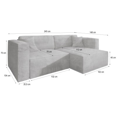 Narożnik NERIO TILIA 52 do Salonu