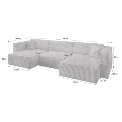 Narożnik SARMO TILIA 85 do Salonu