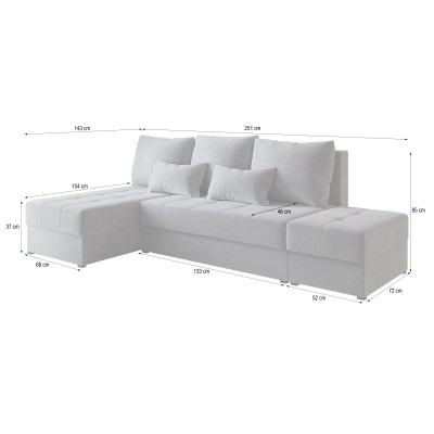 Narożnik NORVI KRONOS 19 do Salonu