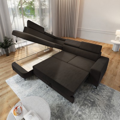 Narożnik ALVORO L-S MATT VELVET 29 do Salonu