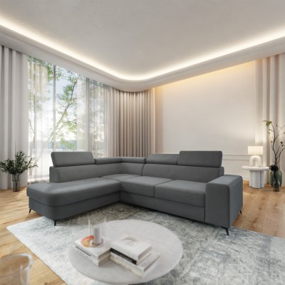 Narożnik ALVORO L-S MATT VELVET 85 do Salonu