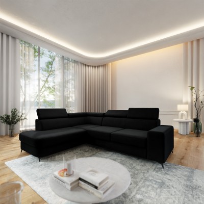 Narożnik ALVORO L-S MATT VELVET 99 do Salonu