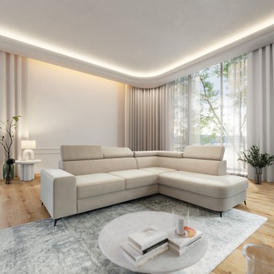 Narożnik ALVORO R-S MATT VELVET 06 do Salonu