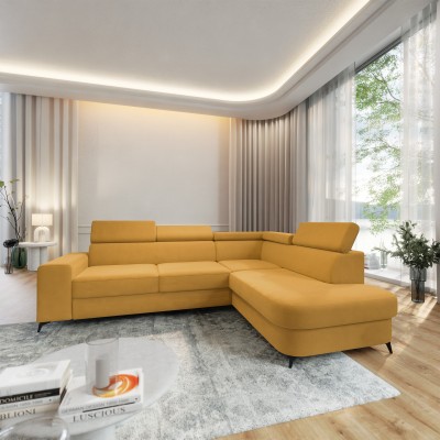 Narożnik ALVORO R-S MATT VELVET 48 do Salonu