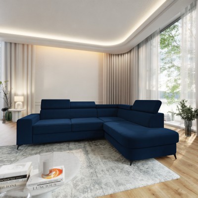 Narożnik ALVORO R-S MATT VELVET 79 do Salonu