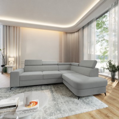 Narożnik ALVORO R-S MATT VELVET 83 do Salonu