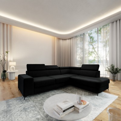 Narożnik ALVORO R-S MATT VELVET 99 do Salonu