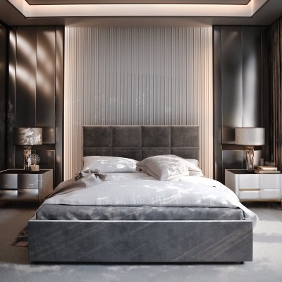 Łóżko tapicerowane LIMENA 140X200