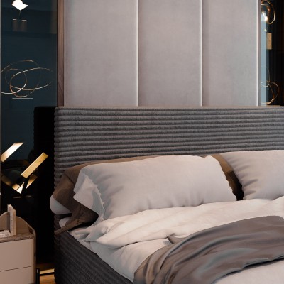 Łóżko kontynentalne PISA 140X200 CM do Sypialni