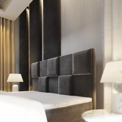 Łóżko kontynentalne PRATA 140X200 CM do Sypialni