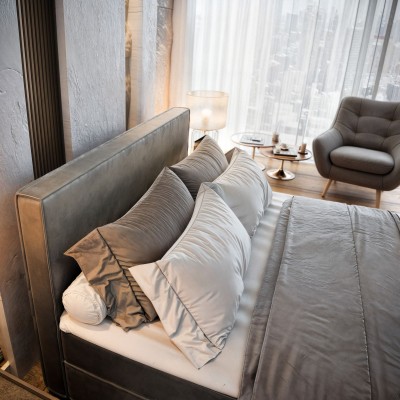 Łóżko kontynentalne PELLIO 140X200 CM do Sypialni