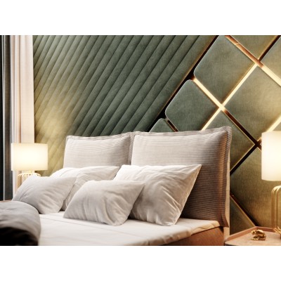 Łóżko kontynentalne LENTE 140X200 CM do Sypialni