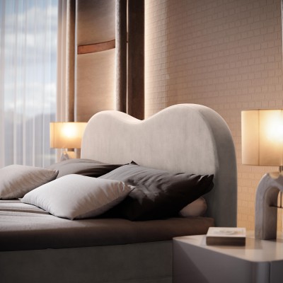 Łóżko kontynentalne FLUVIA 140X200 CM do Sypialni