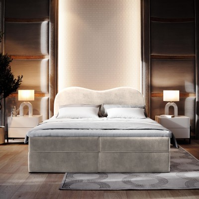 Łóżko kontynentalne FLUVIA 140X200 CM do Sypialni