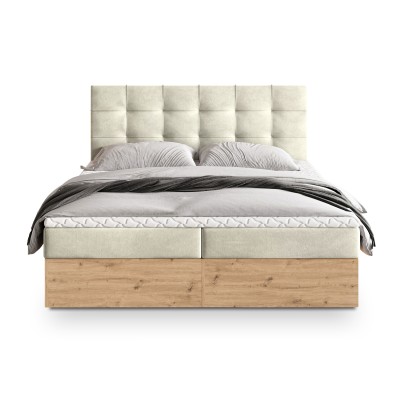 Łóżko kontynentalne MOLVEN 140X200 CM do Sypialni