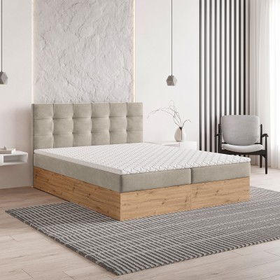 Łóżko kontynentalne MOLVEN 140X200 CM do Sypialni