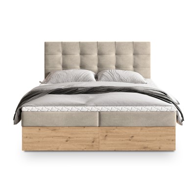 Łóżko kontynentalne MOLVEN 140X200 CM do Sypialni