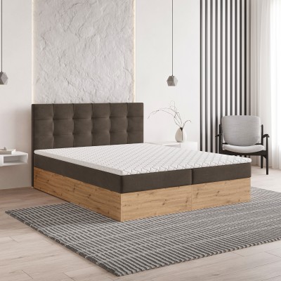 Łóżko kontynentalne MOLVEN 140X200 CM do Sypialni