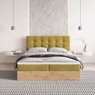 Łóżko kontynentalne MOLVEN 140X200 CM do Sypialni