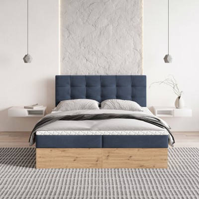 Łóżko kontynentalne MOLVEN 140X200 CM do Sypialni