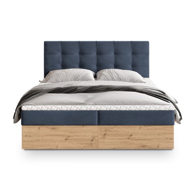 Łóżko kontynentalne MOLVEN 140X200 CM do Sypialni