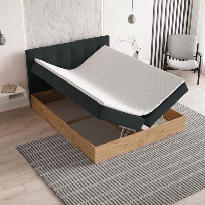 Łóżko kontynentalne MOLVEN 140X200 CM do Sypialni