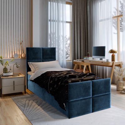 Łóżko kontynentalne ARIEL 90 90X200 CM do Sypialni