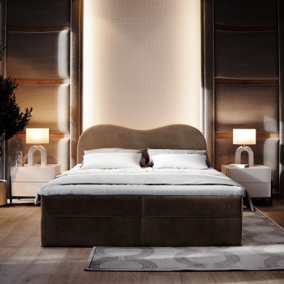 Łóżko kontynentalne FLUVIA 160X200 CM do Sypialni