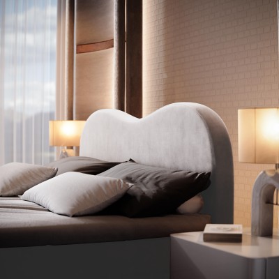 Łóżko kontynentalne FLUVIA 160X200 CM do Sypialni