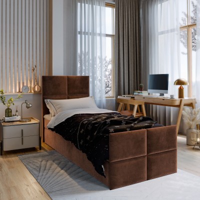 Łóżko kontynentalne ARIEL 100 100X200 CM do Sypialni