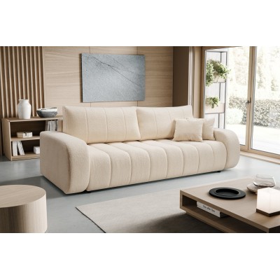 Sofa GIOIA – Tkanina bucle – kolor: Lambi
