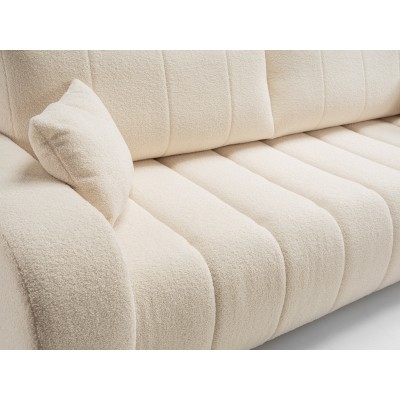 Sofa GIOIA – Tkanina bucle – kolor: Lambi