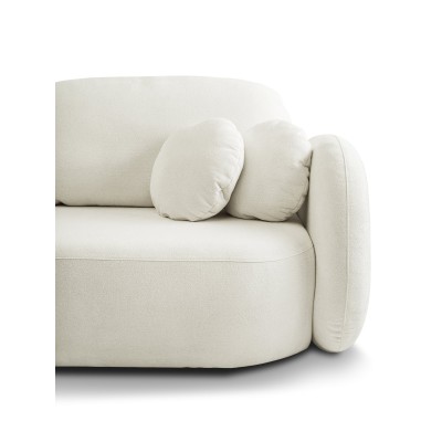 Sofa AMICO – Tkanina bucle – kolor: Sicuro