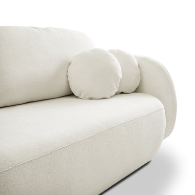 Sofa AMICO – Tkanina bucle – kolor: Sicuro