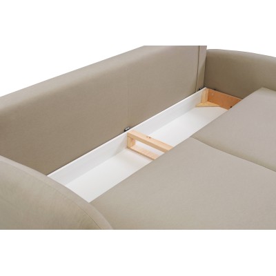 Sofa AGIO – Tkanina pluszowa – kolor: Castel