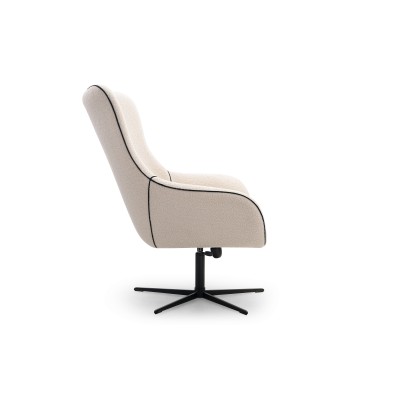 Fotel SOGNO – Tkanina bucle – kolor: Now or never