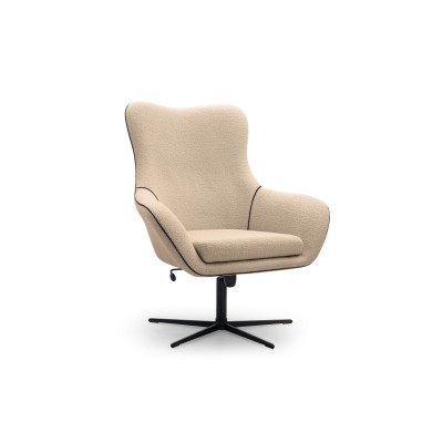 Fotel SOGNO – Tkanina bucle – kolor: Now or never