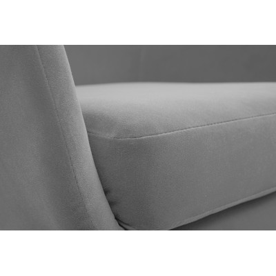 Fotel SEDUTA – Tkanina welurowa – kolor: Velluto