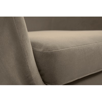 Fotel SEDUTA – Tkanina welurowa – kolor: Velluto