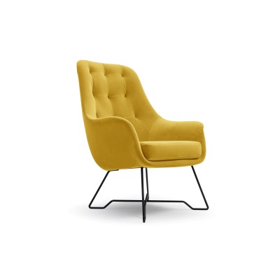 Fotel SEDUTA – Tkanina welurowa – kolor: Mono