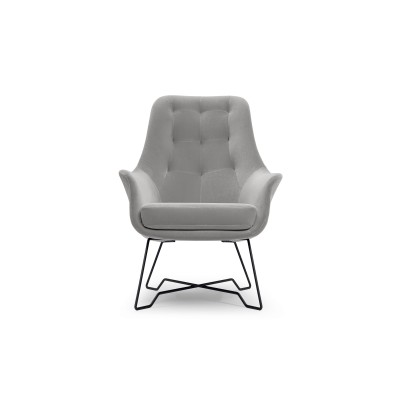 Fotel SEDUTA – Tkanina welurowa – kolor: Mono