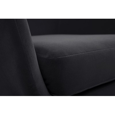 Fotel SEDUTA – Tkanina welurowa – kolor: Mono