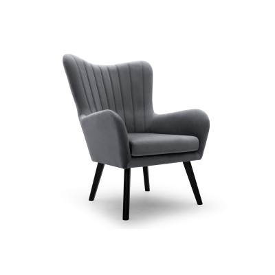 Fotel DINA – Tkanina welurowa – kolor: Velluto