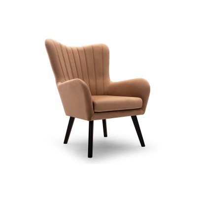 Fotel DINA – Tkanina welurowa – kolor: Velluto