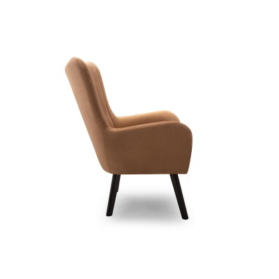 Fotel DINA – Tkanina welurowa – kolor: Velluto