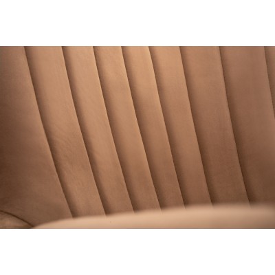 Fotel DINA – Tkanina welurowa – kolor: Velluto