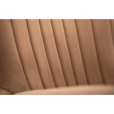 Fotel DINA – Tkanina welurowa – kolor: Velluto