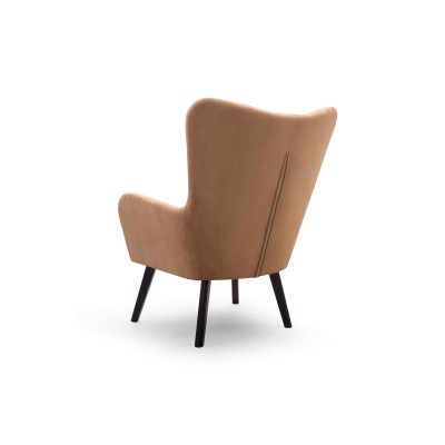 Fotel DINA – Tkanina welurowa – kolor: Velluto