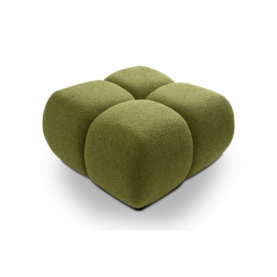 Pufa DUCA – Tkanina bucle – kolor: Now or never